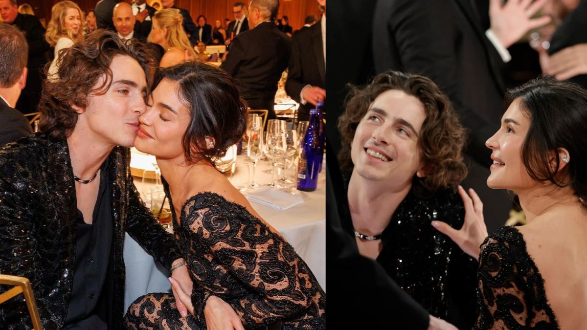 Timothée Chalamet and Kylie Jenner Caught in Steamy Kiss at Golden Globes Award 2024